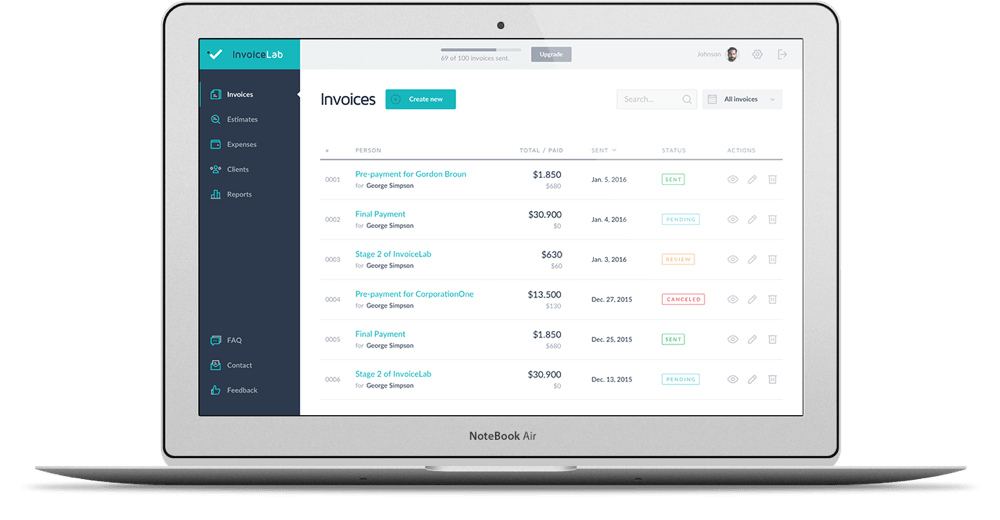 Invoice image